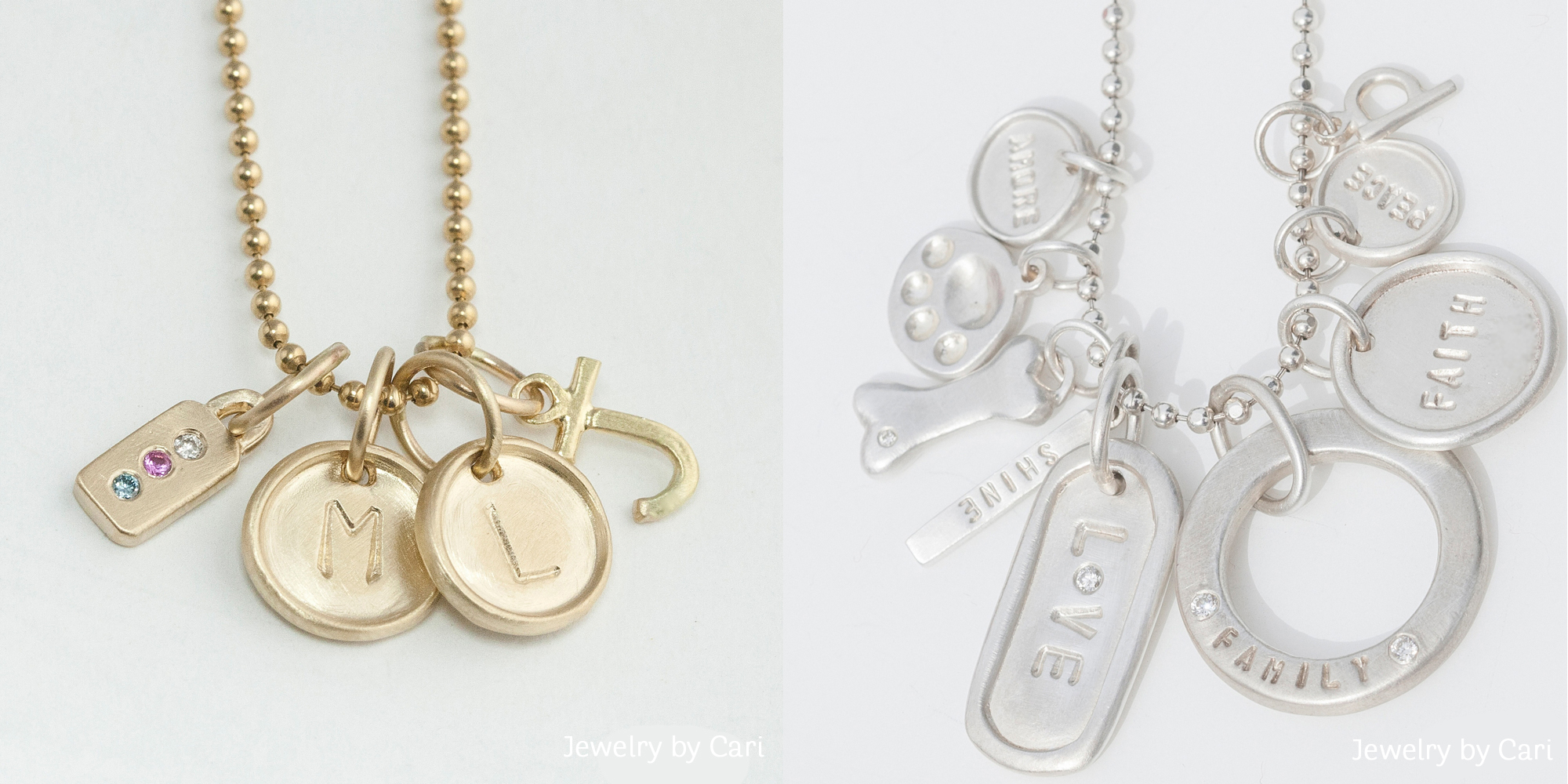 Necklace that you deals can put charms in